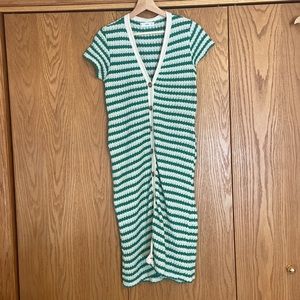 Mango Striped Jersey Dress